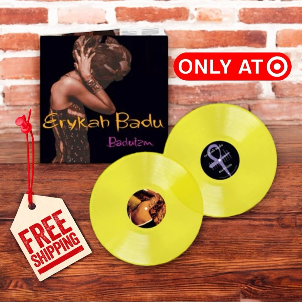 Erykah Badu • Baduizm • Rare Limited Edition Lemonade Yellow Vinyl 2LP • Sealed